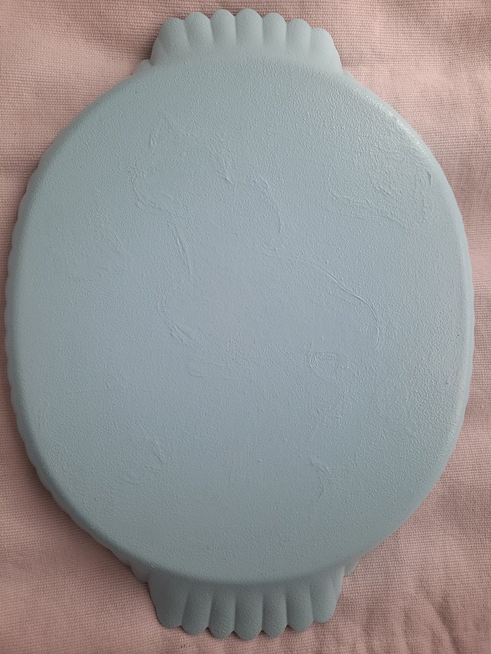 Mavi Desenli Kuş ve Kelebekli Tabak - Görsel 2