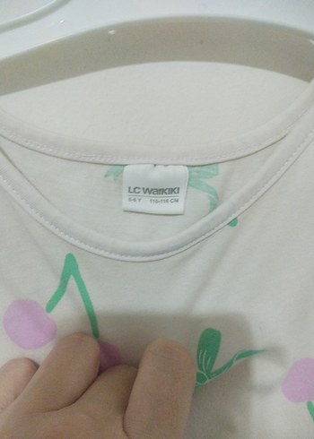 LC Waikiki Beyaz Baskılı elbise