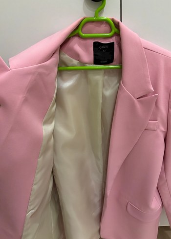 Pembe Kadın Blazer Ceket - Görsel 3