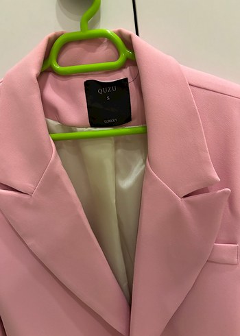 Pembe Kadın Blazer Ceket - Görsel 2