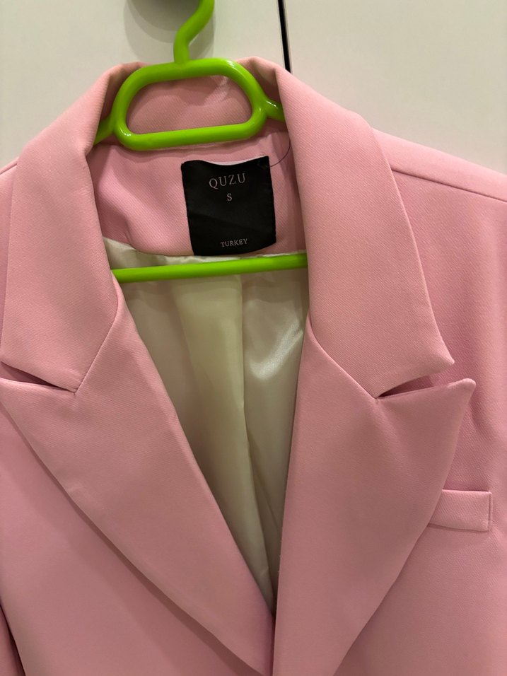 Pembe Kadın Blazer Ceket - Görsel 2