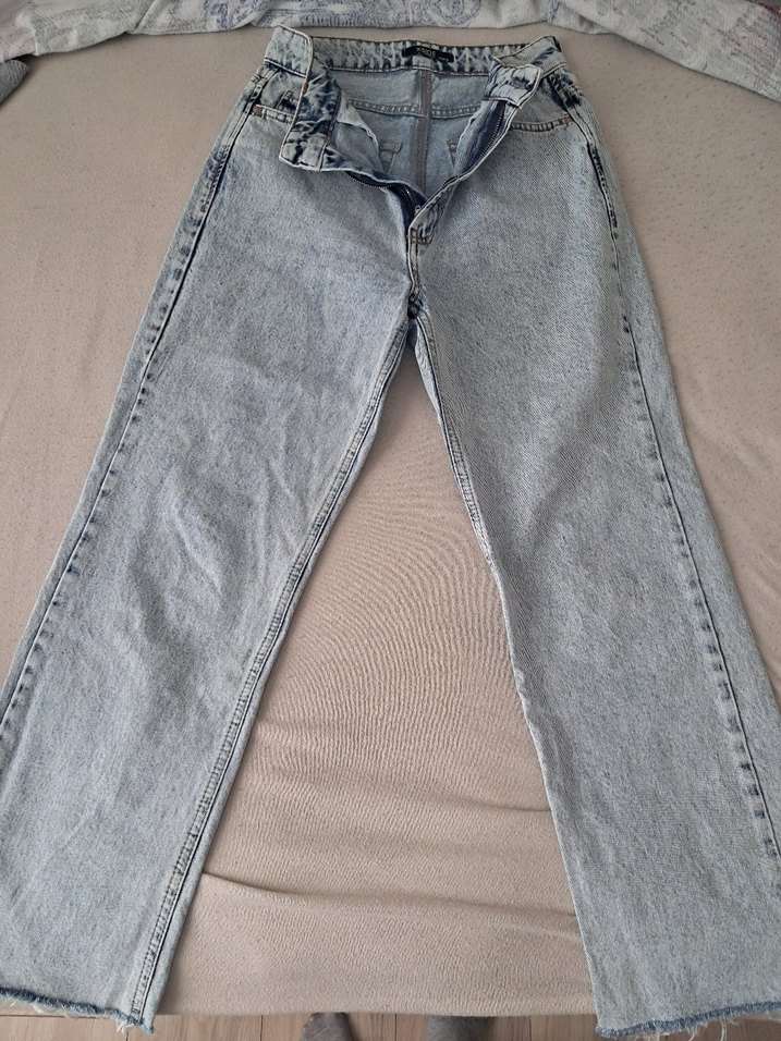 Kadın  Denim düz Kesim Jean - Görsel 2