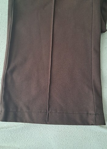 Kahverengi Kadın Kumaş Pantolon - Görsel 3