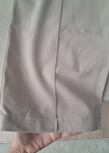 Bej Kadın Kumaş Pantolon - Görsel 3