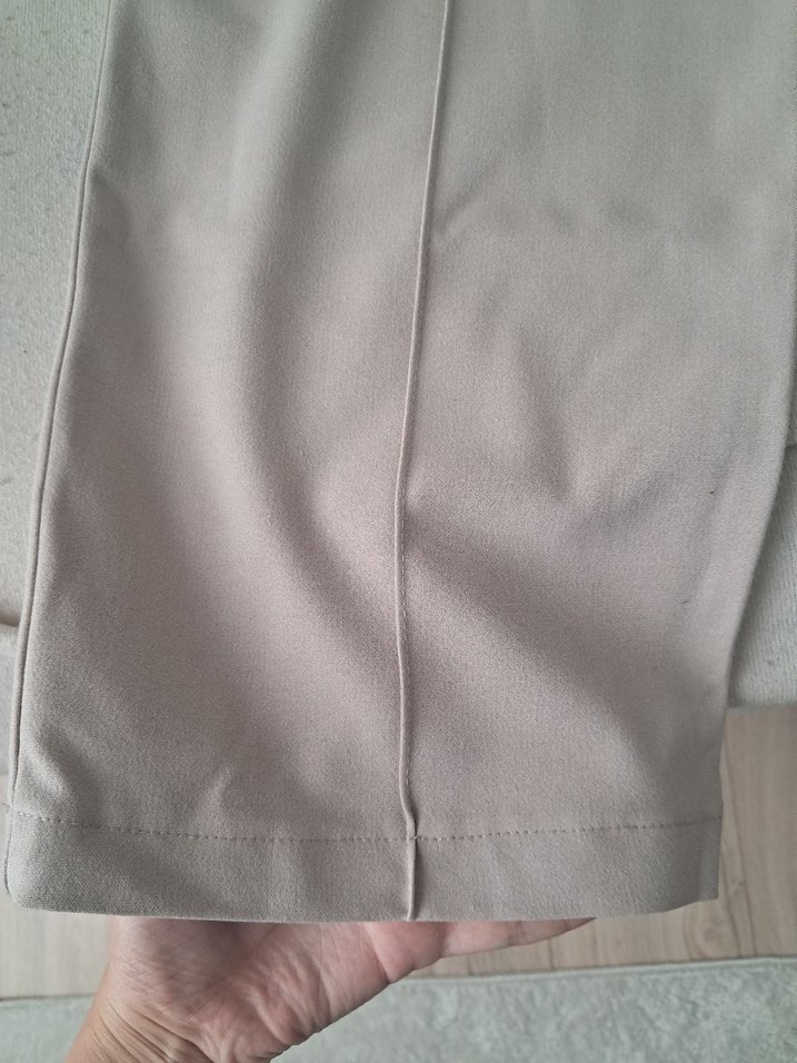 Bej Kadın Kumaş Pantolon - Görsel 3