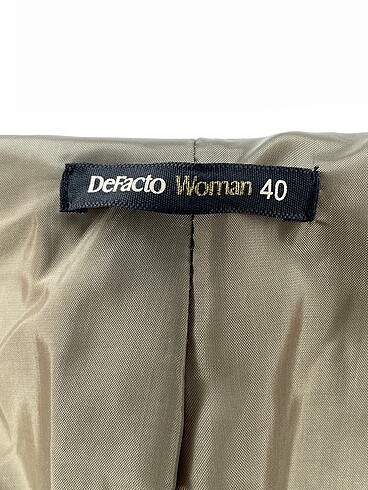 40 Beden yeşil Renk Defacto Blazer %70 İndirimli.