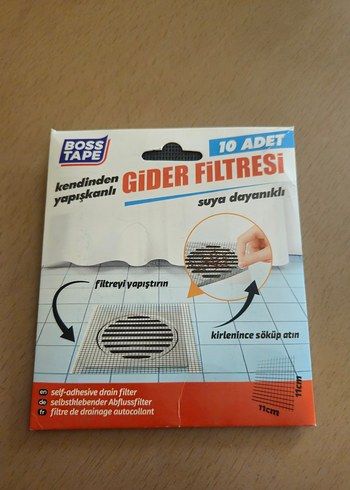 Kendinden Yapışkanlı Gider Filtresi