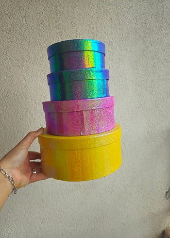 4 adet janjanlı cok amaçlı kutu