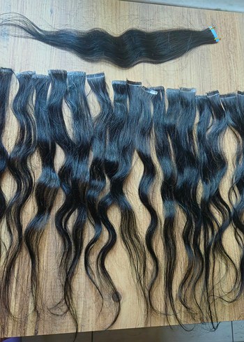 20 adet (1 paket) bant kaynak gerçek saç - Görsel 7