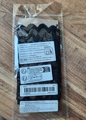 İthal siyah dantel eldiven - Görsel 3