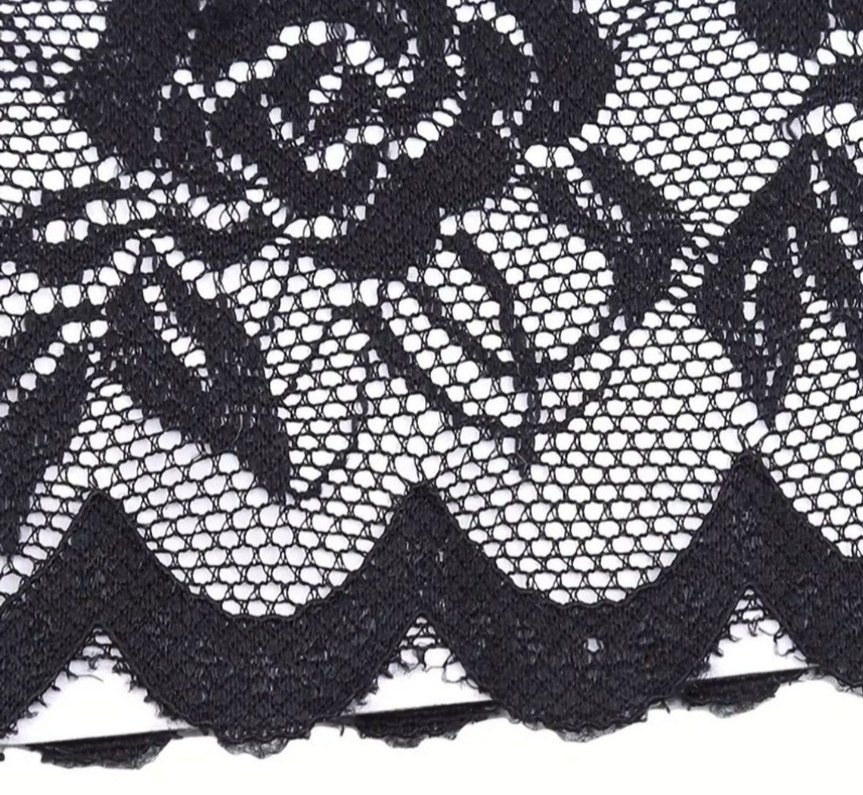İthal siyah dantel eldiven - Görsel 5