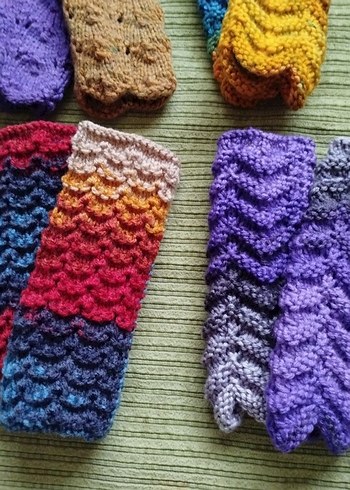 Renkli tasarım eldivenler - Görsel 4