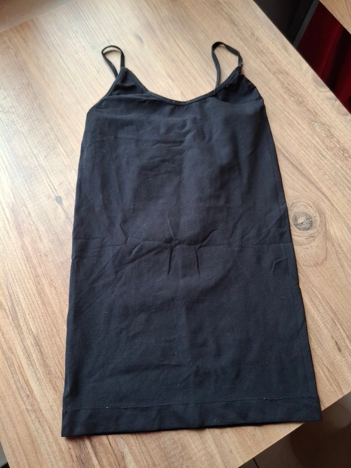 Siyah İnce Askılı Atlet - Görsel 3