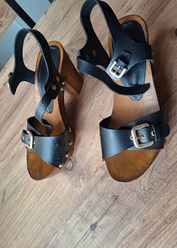 Hotiç siyah zımbalı ayakkabı - Görsel 6