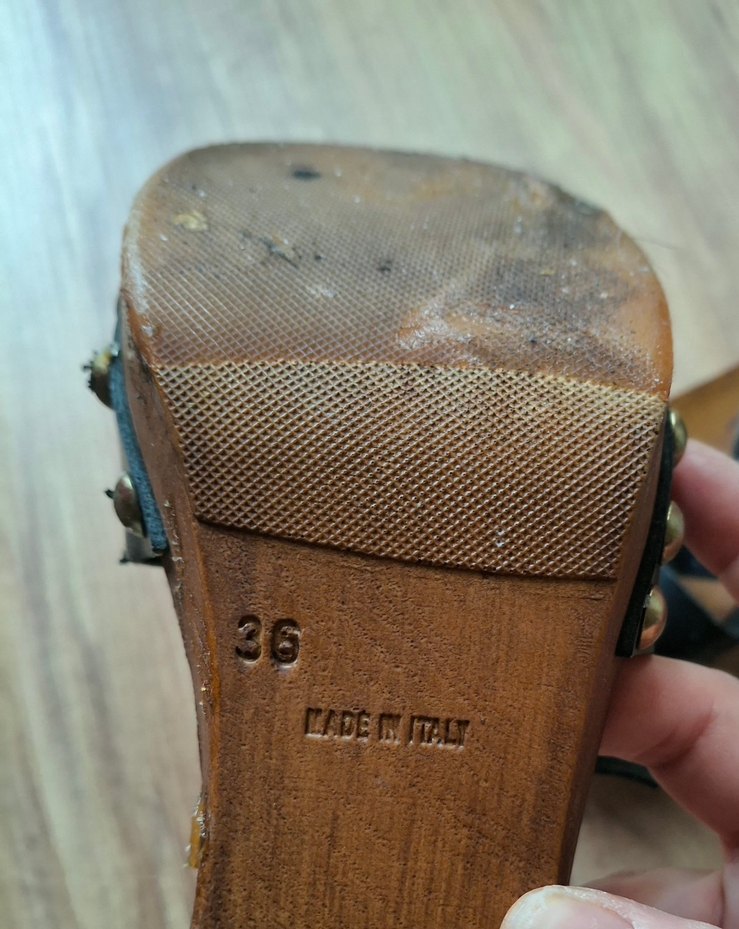 Hotiç siyah zımbalı ayakkabı - Görsel 5