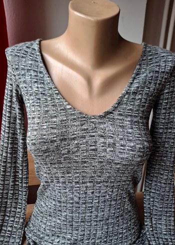 Bershka Triko Elbise - Görsel 8