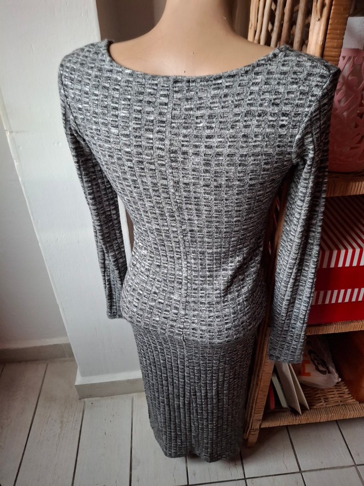 Bershka Triko Elbise - Görsel 5