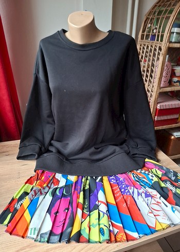 Popart Salaş Kadın Sweat Elbise - Görsel 2