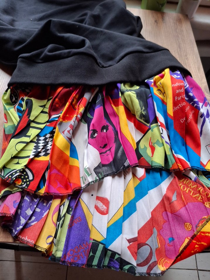 Popart Salaş Kadın Sweat Elbise - Görsel 5