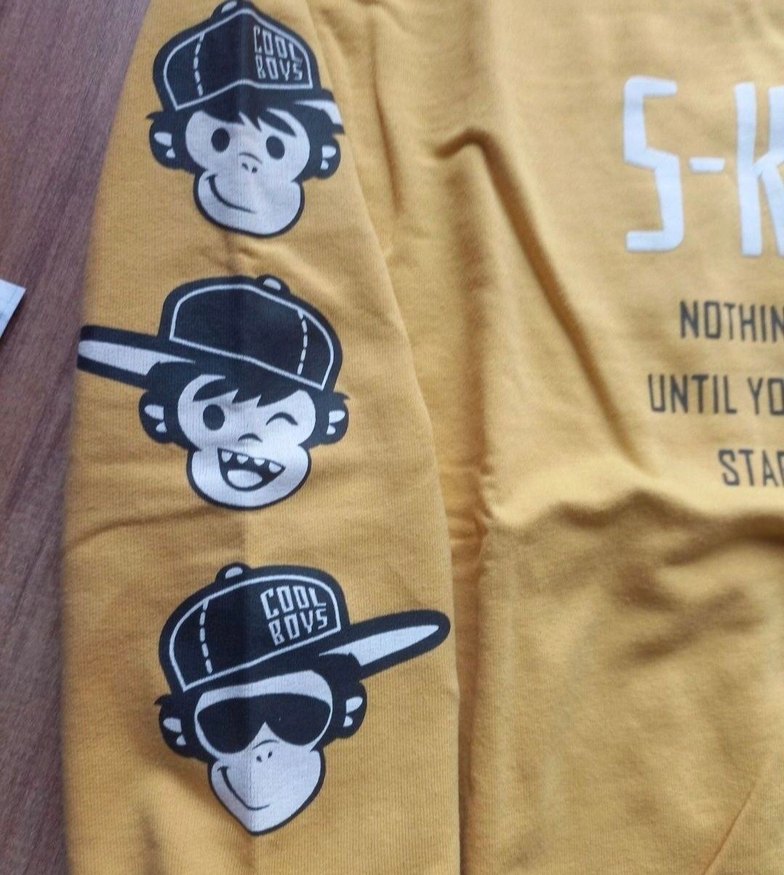 Lcw Sarı Baskılı Sweatshirt - Görsel 5