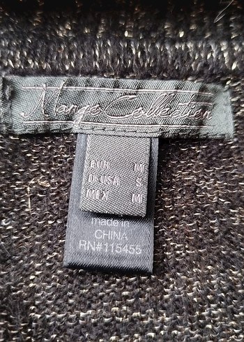 Simli kuşaklı triko hırka - Görsel 5