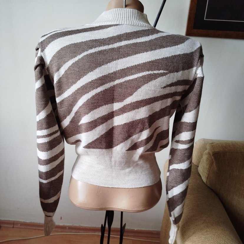 Trendyol Zebra Desenli Kazak - Görsel 4