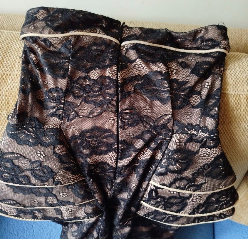 Kikiriki Dantel Straplez Elbise - Görsel 5