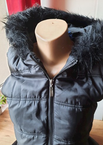 Big dart uzun yelek mont - Görsel 3