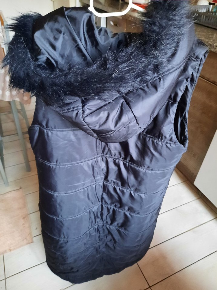 Big dart uzun yelek mont - Görsel 2