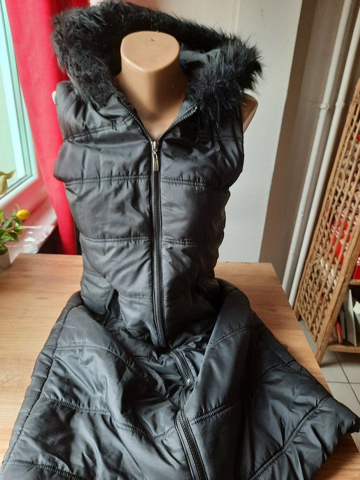 Big dart uzun yelek mont - Görsel 5