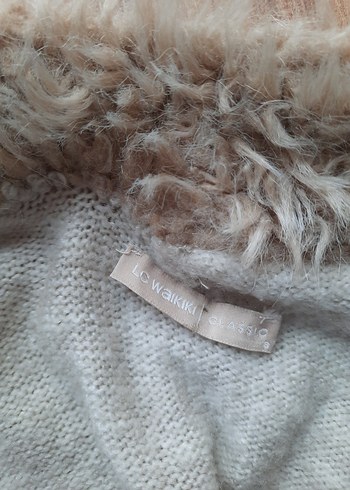 Lcw tüylü uzun hırka - Görsel 3