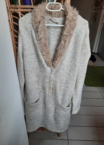 Lcw tüylü uzun hırka - Görsel 2