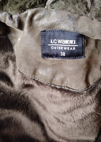Lcw dışı deri içi peluş kaban - Görsel 6