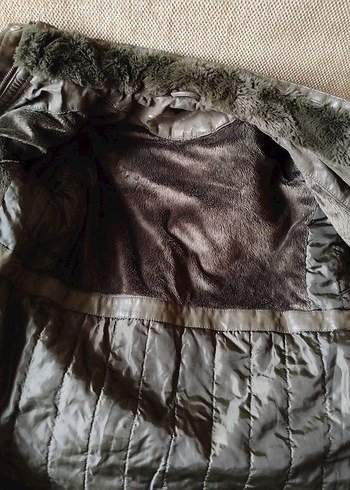 Lcw dışı deri içi peluş kaban - Görsel 9