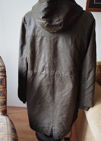 Lcw dışı deri içi peluş kaban - Görsel 4