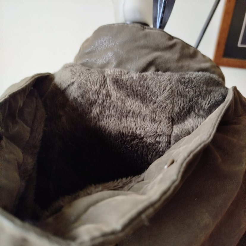 Lcw dışı deri içi peluş kaban - Görsel 5