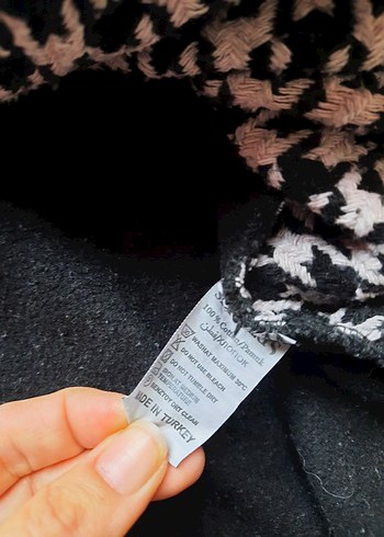 Siyah beyaz kalın vintage gömlek - Görsel 4