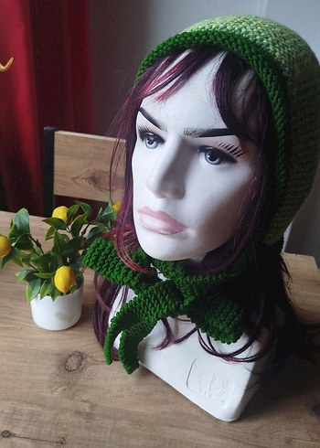 Yeşil tasarım size özel bonnet - Görsel 8