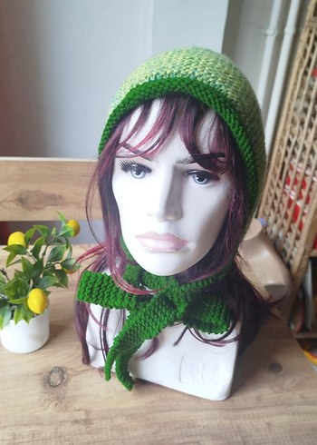 Yeşil tasarım size özel bonnet - Görsel 6