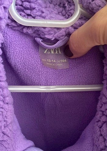 Zara peluş hırka mont - Görsel 2