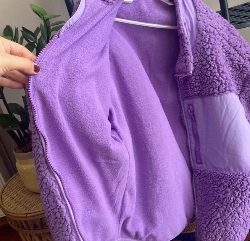 Zara peluş hırka mont - Görsel 4