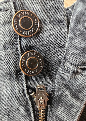 xs Beden Mavi jeans kot şort