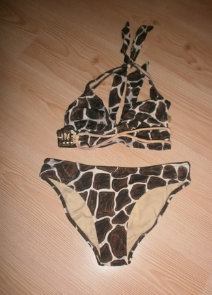 Sunset marka leopar takım bikini