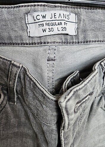 30 Beden gri Renk Lcw regular fit jean