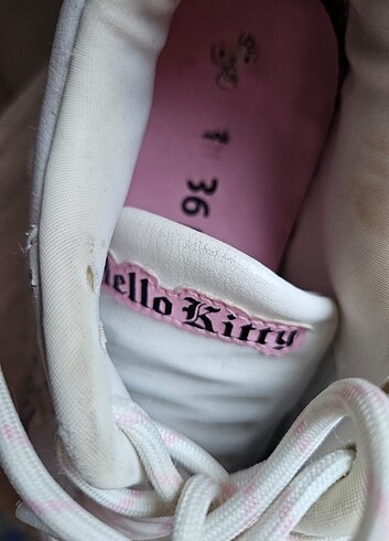 Bershka hello kity yüksek taban sneakers - Görsel 7