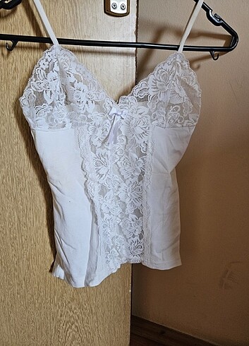 Silk blue ince askılı atlet
