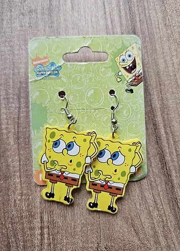 Diğer Sünger bob lisanslı küpe