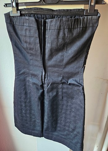 H&M Hm zımbalı straplez elbise