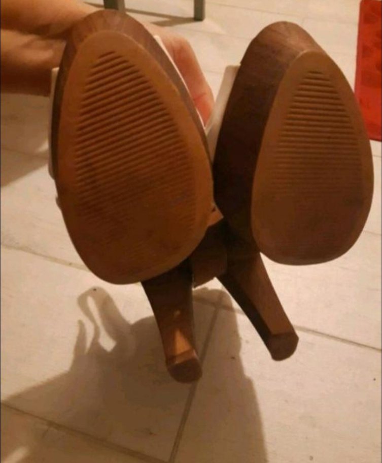 Bambi Beyaz Platform Topuklu Ayakkabı - Görsel 2