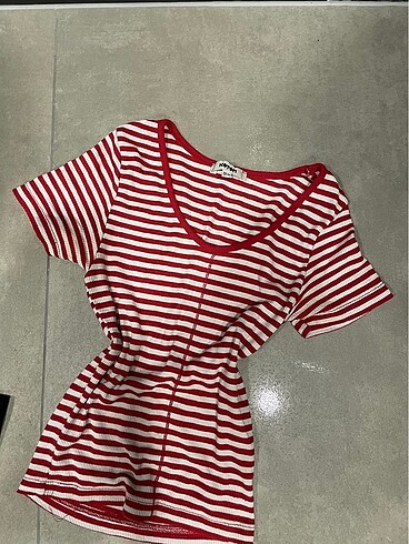 Crop çizgili dar